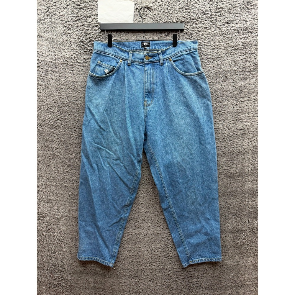 Magenta Skateboards OG Baggy Denim Pants Blue Stonewash Mens Size M